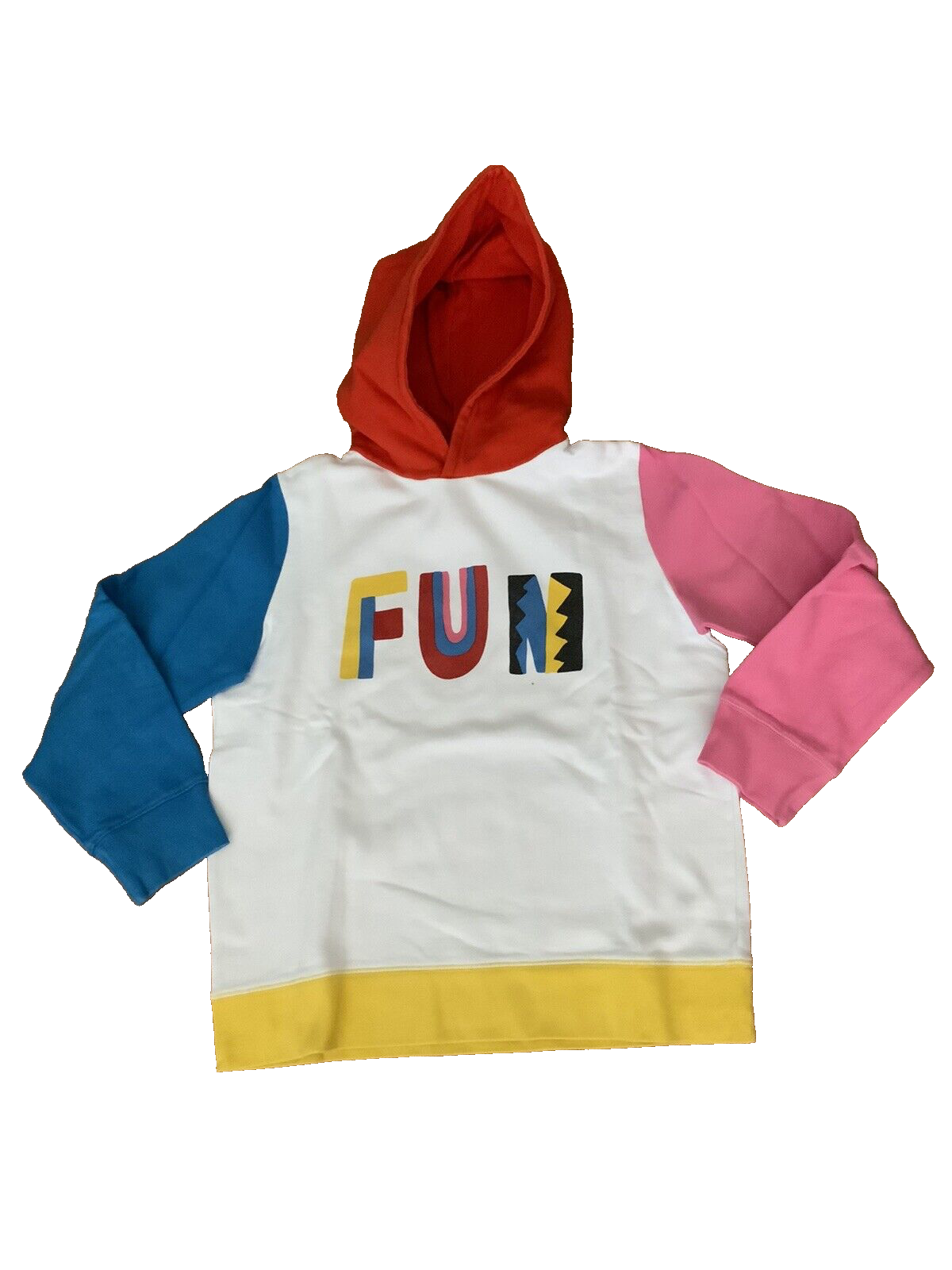 Stella McCartney KIDS Colorblock FUN Sweatshirt Hoodie Size 12 years children