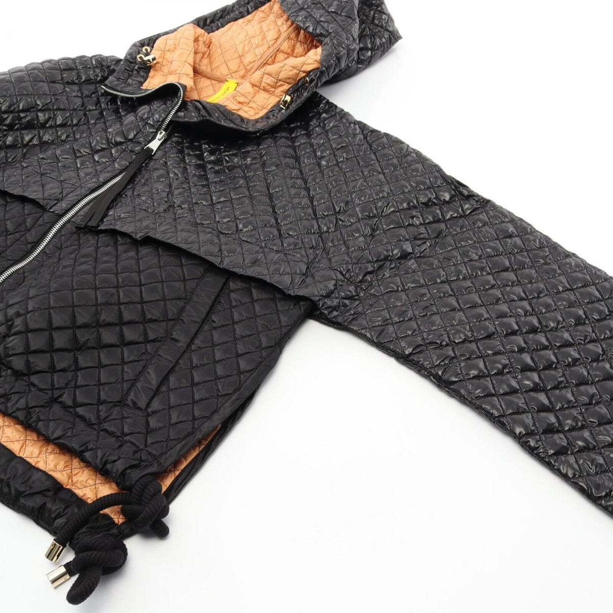 MONCLER GENIUS 1952 CITRINE JACKET NYLON DOWN FEATHERS JACKET - Black Size 2 M ladies