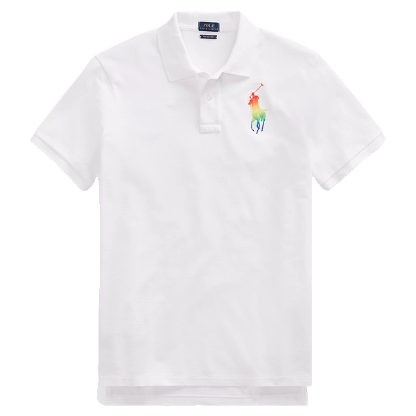 Polo Ralph Lauren Custom Fit Big Pony Pride Limited Polo T Shirt Size S/P ladies
