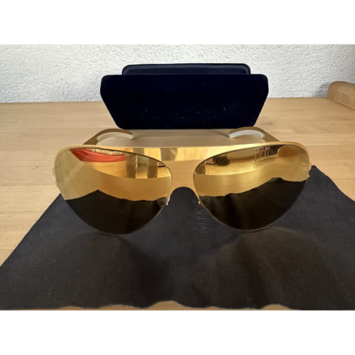 MYKITA x Bernhard Willhelm FRANZ 24K GOLD Limited Sunglasses Sex And The City ladies
