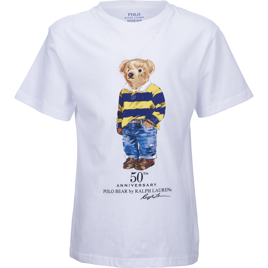 Polo Ralph Lauren 50th Anniversary Bear T Shirt White LIMITED EDITION Size Small men