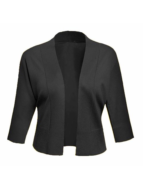 Calvin Klein Open Front Cropped Cardigan Bolero Size S small ladies