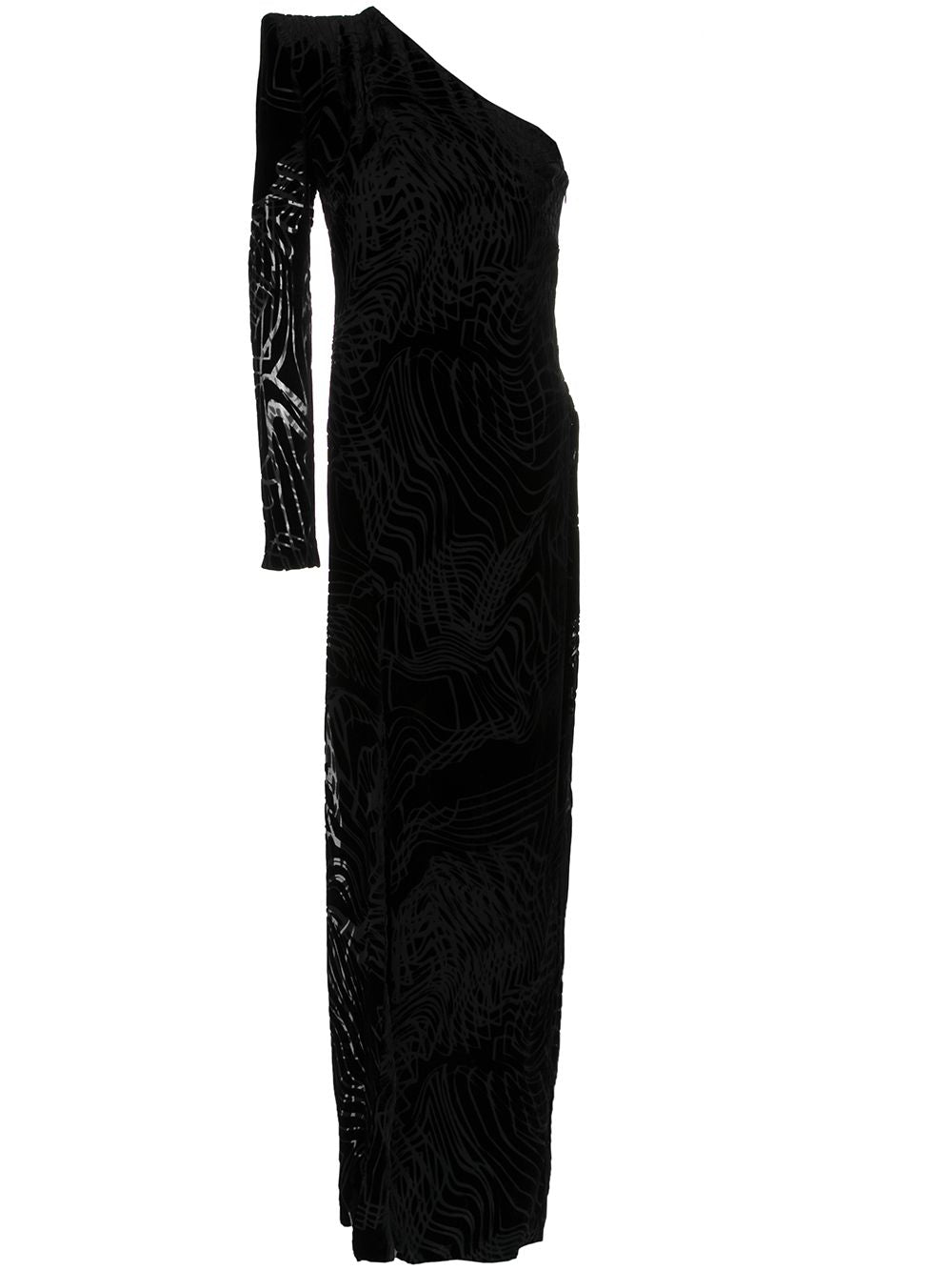 Tufi Duek one shoulder evening dress Size F 36 UK 8 US 4 S Small ladies