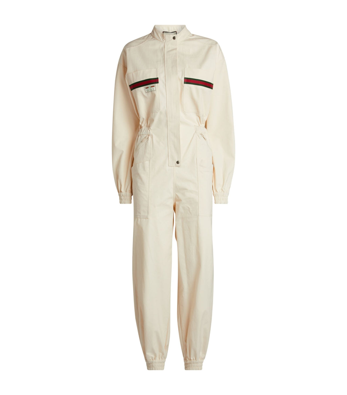GUCCI 2021 LOGO PRINTED BOILER SUIT JUMPSUIT SIZE XXS LADIES