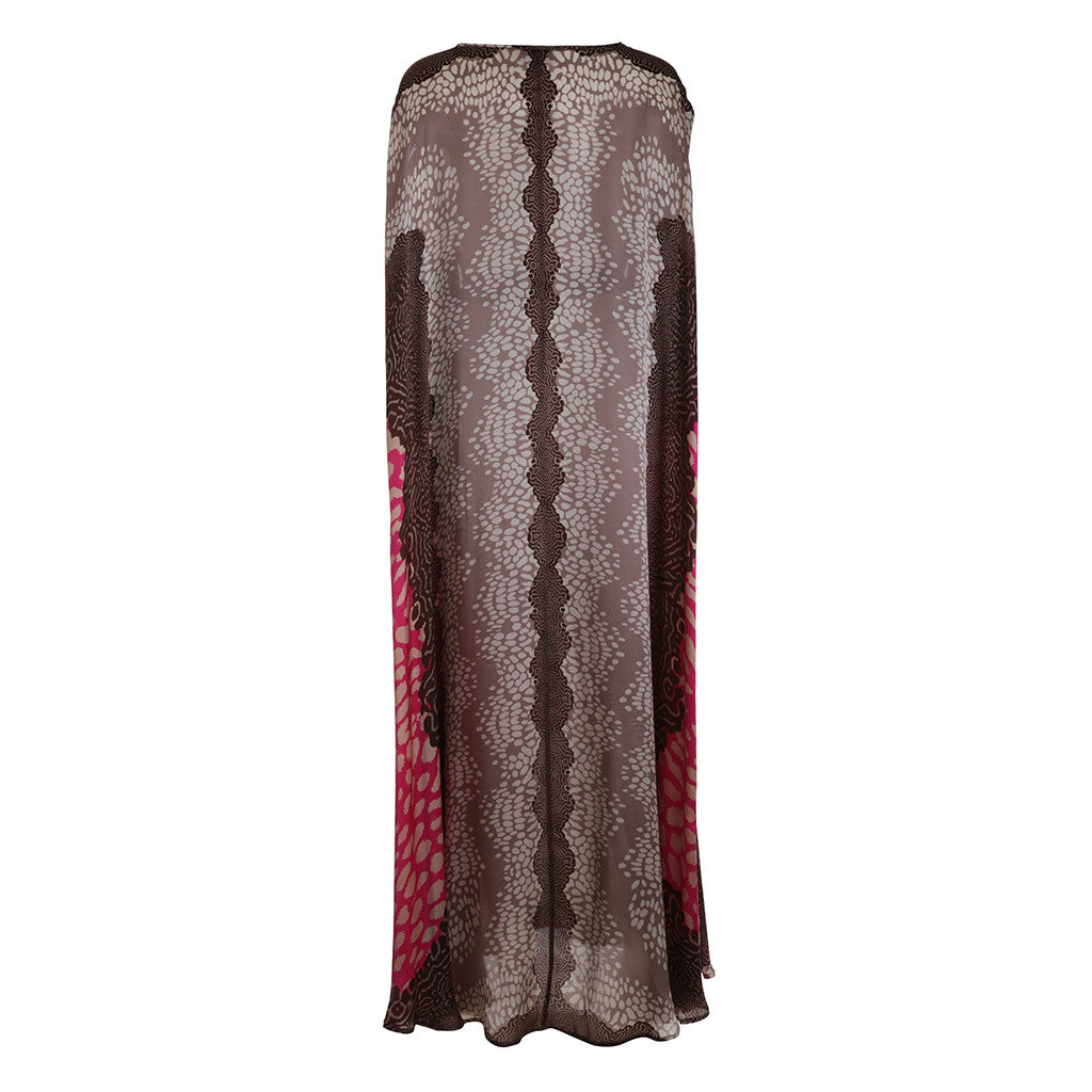 issa london maxi dress Issa London Oversized Printed Silk Kaftan Dress Size UK 12 US 8 L Larg –  Afashionistastore