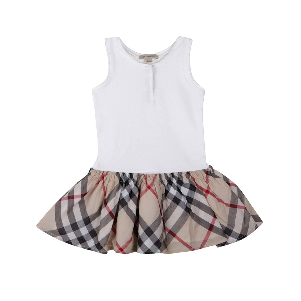 BURBERRY GIRLS NOVA CHECK A-LINE DRESS 3 years 98 cm Children –  Afashionistastore