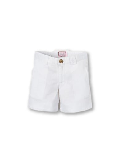 NECK & NECK KIDS Boys Children White Linen Bermuda Shorts 8-9 years 4 years Children