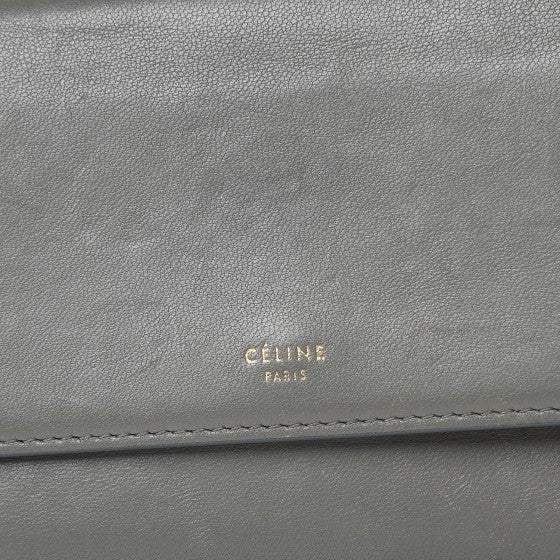 ICONIC CÉLINE Celine Phoebe Philo Lambskin Large Flap Multifunction Wallet ladies