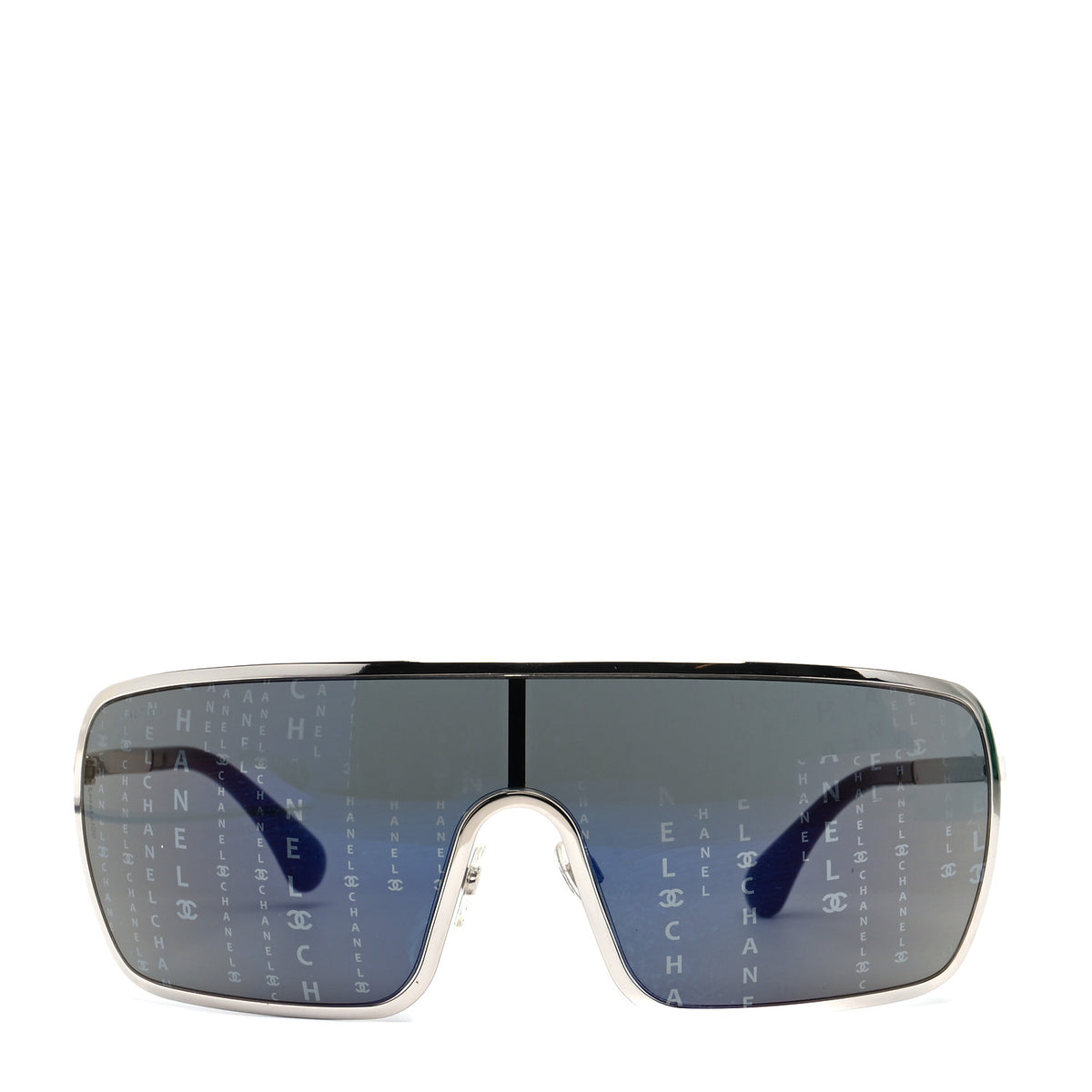 CHANEL Hologram Runway Metal Shield Runway Sunglasses 71213 ladies