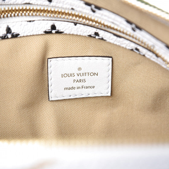 LOUIS VUITTON Monogram Giant Speedy Bandouliere 30 Kaki Creme LIMITED EDITION ladies