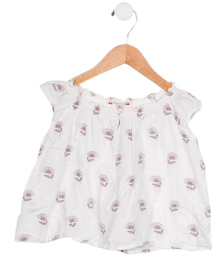 BONPOINT Girls’ Printed BLOUSE SIZE 6 YEARS children