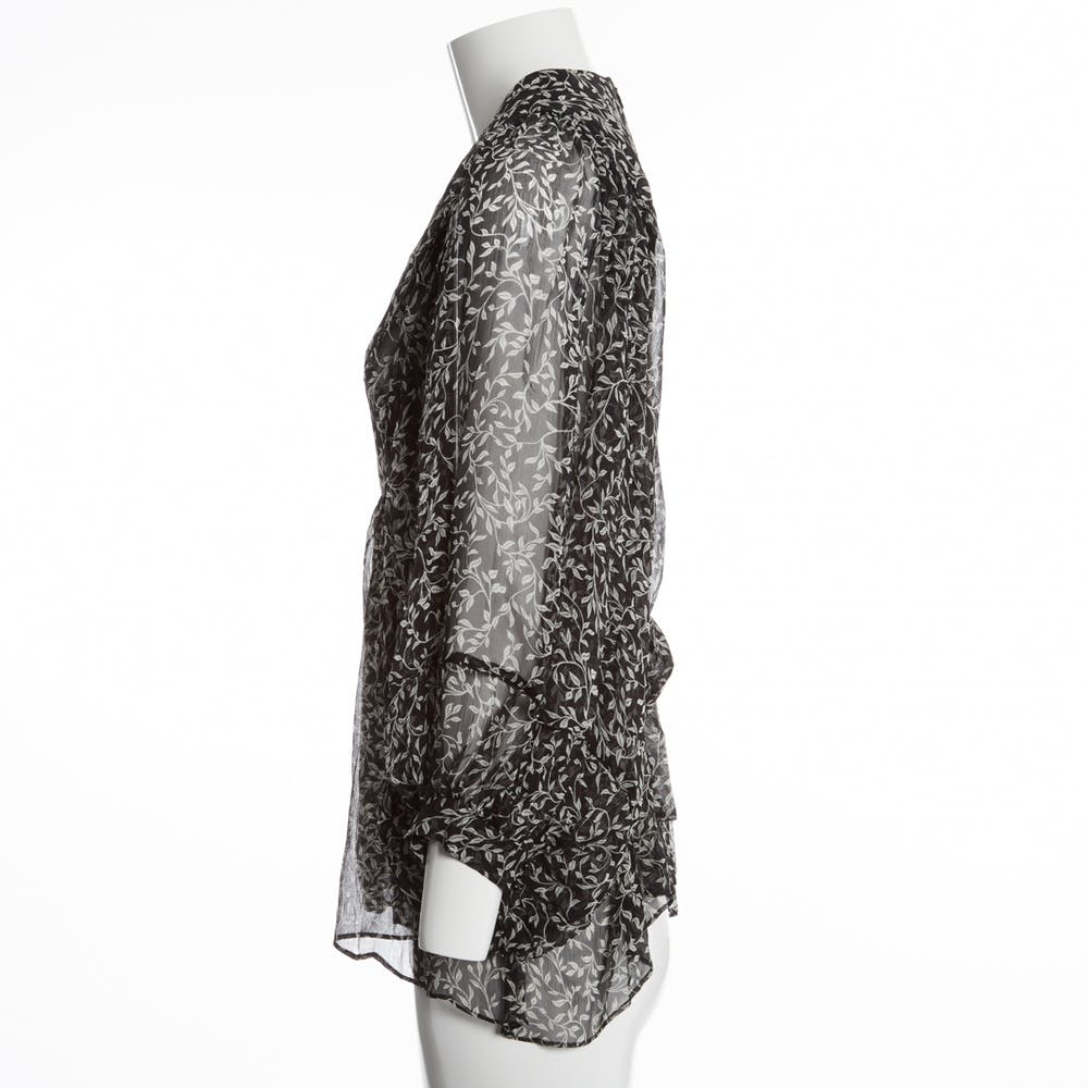 ZIMMERMANN Floral-print silk-georgette blouse top Ladies