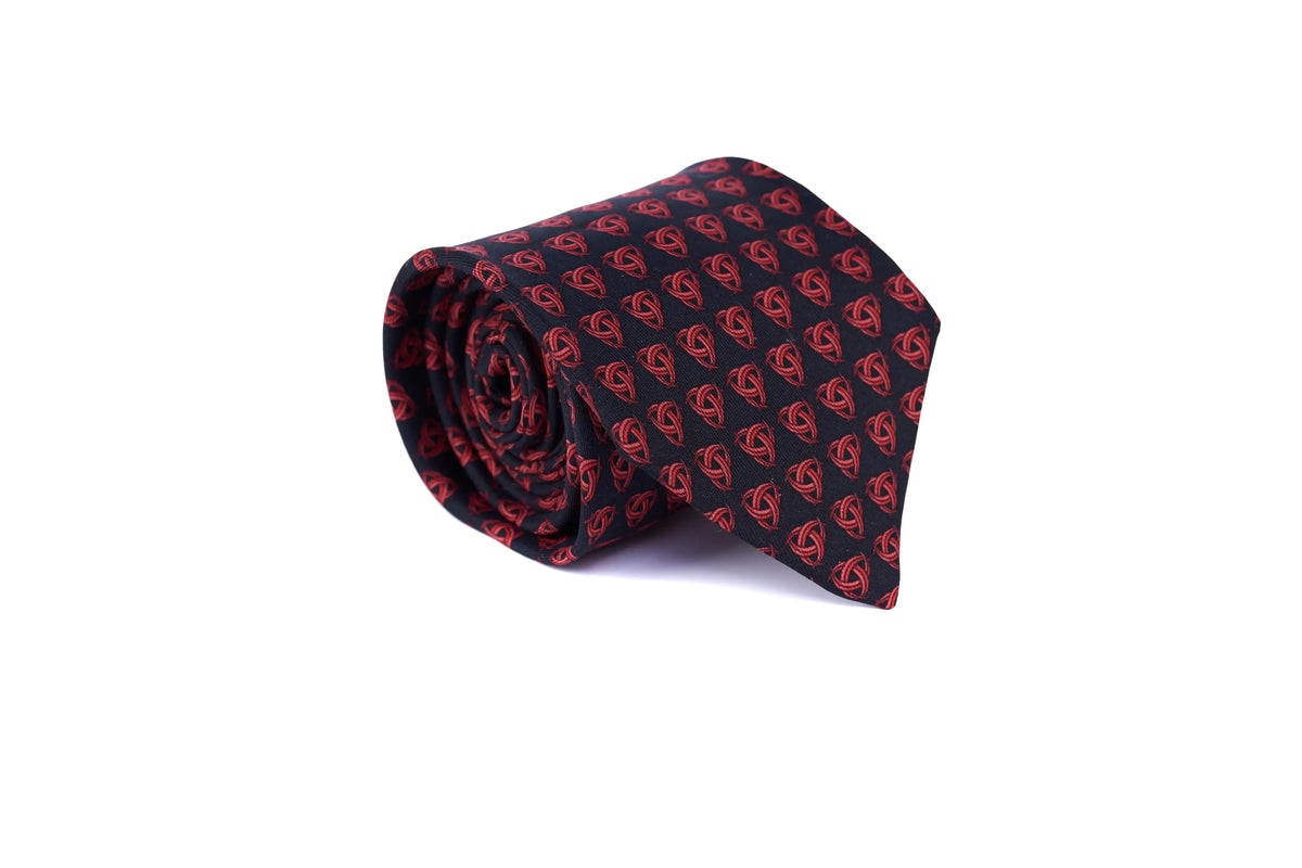 Hermès HERMES Paris Made in France Knot Pattern 7350 PA Silk Tie men