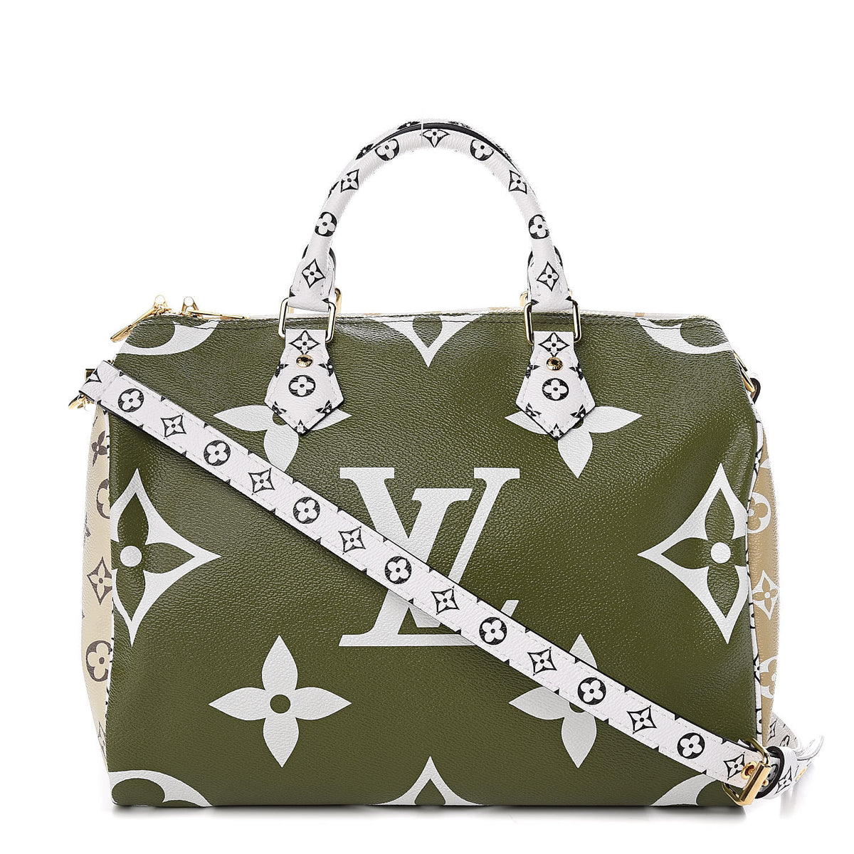 Louis Vuitton Limited Edition Giant Reverse Monogram Canvas Speedy  Bandouliere 30 Satchel, Louis Vuitton Handbags
