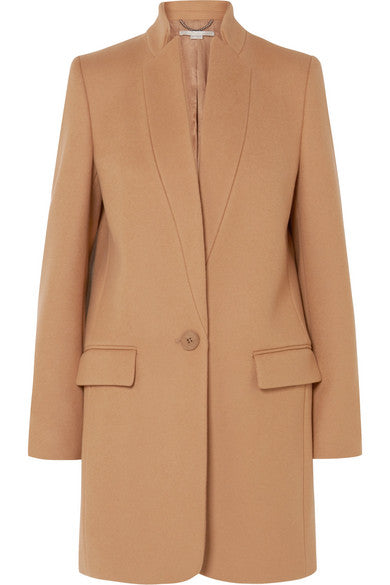 STELLA MCCARTNEY Beige 2019 Bryce wool-blend coat ladies