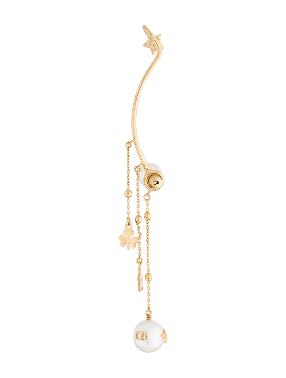 Christian Dior Limited Edition Faux Pearl Perles de Désir Ear Jewelry Cuff ladies