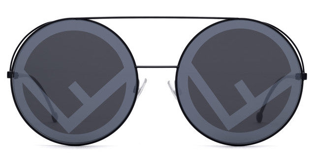 Fendi FF0285/S Oval Round Mirrored Sunglasses ladies