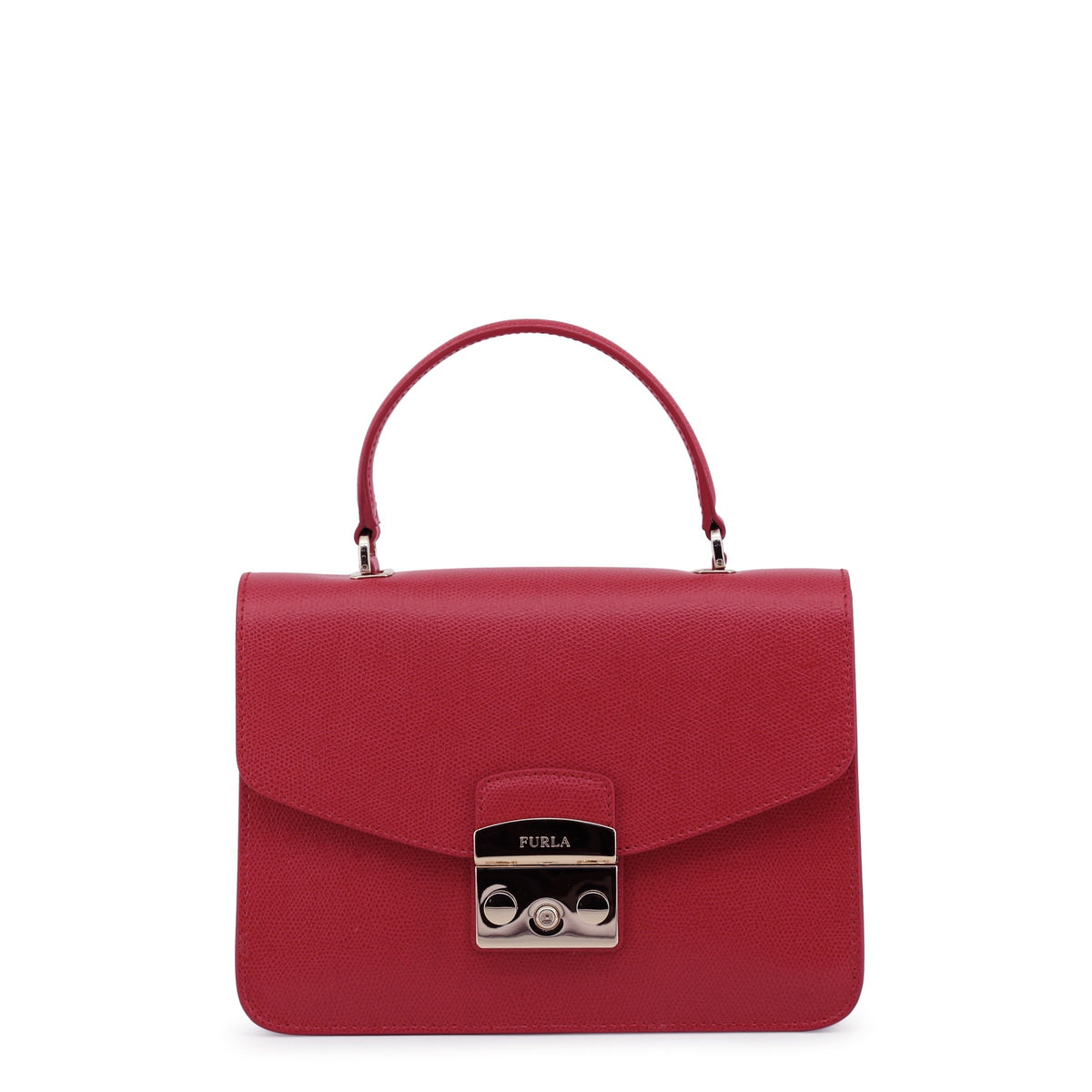 Furla Metropolis Top Handle 903885 Red Bag Handbag Chain ladies