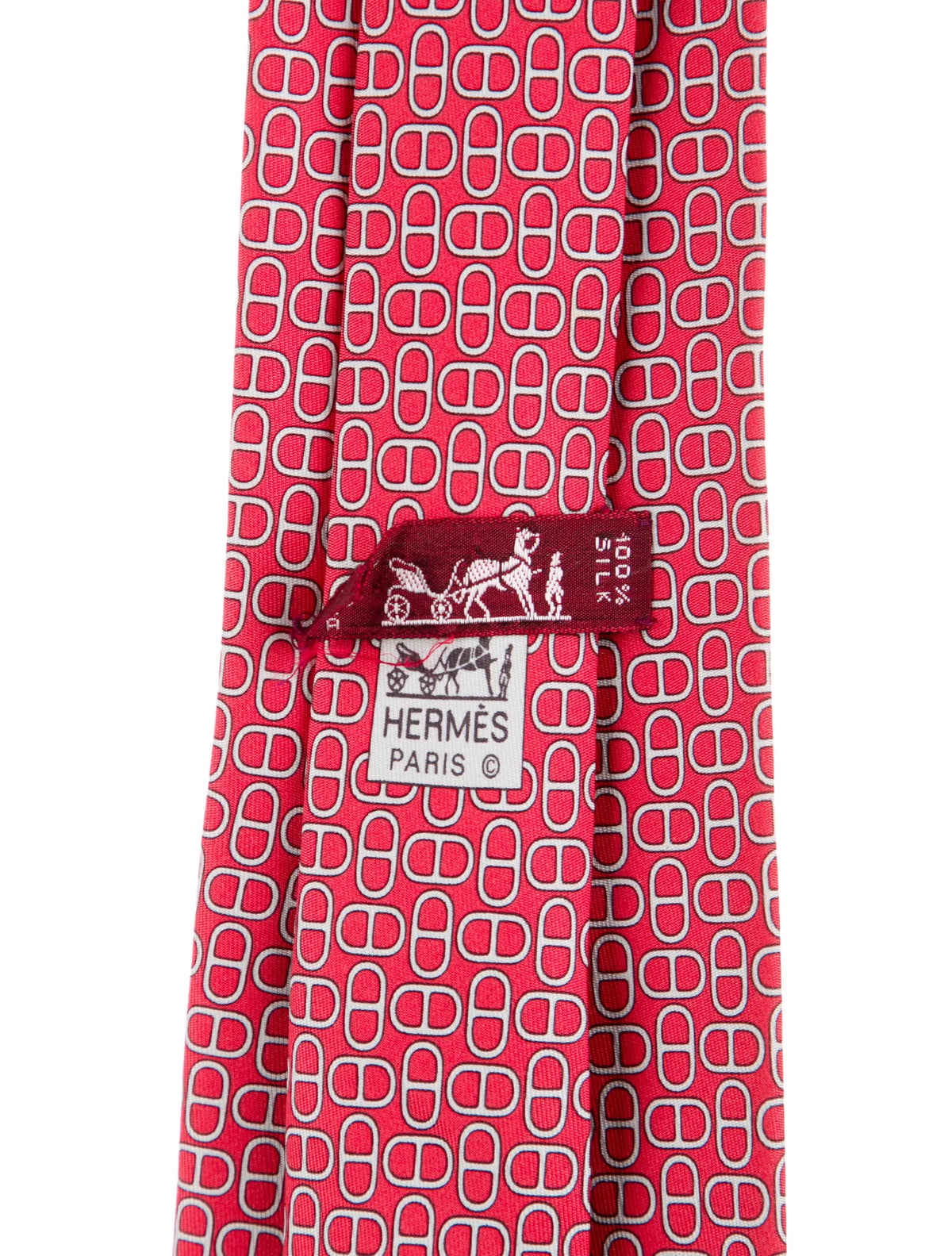 Hermès HERMES Paris Silk Pint Geometric Print Tie 5160 HA 100% AUTHENTIC Men