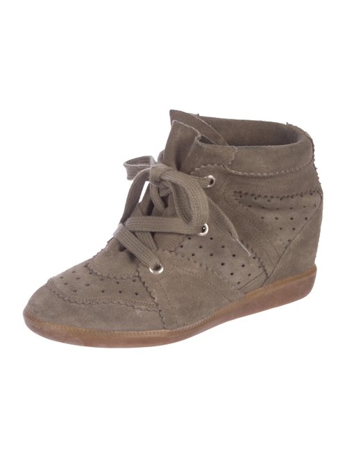 ISABEL MARANT Bobby Suede Wedge Sneakers Trainers Shoes Ladies