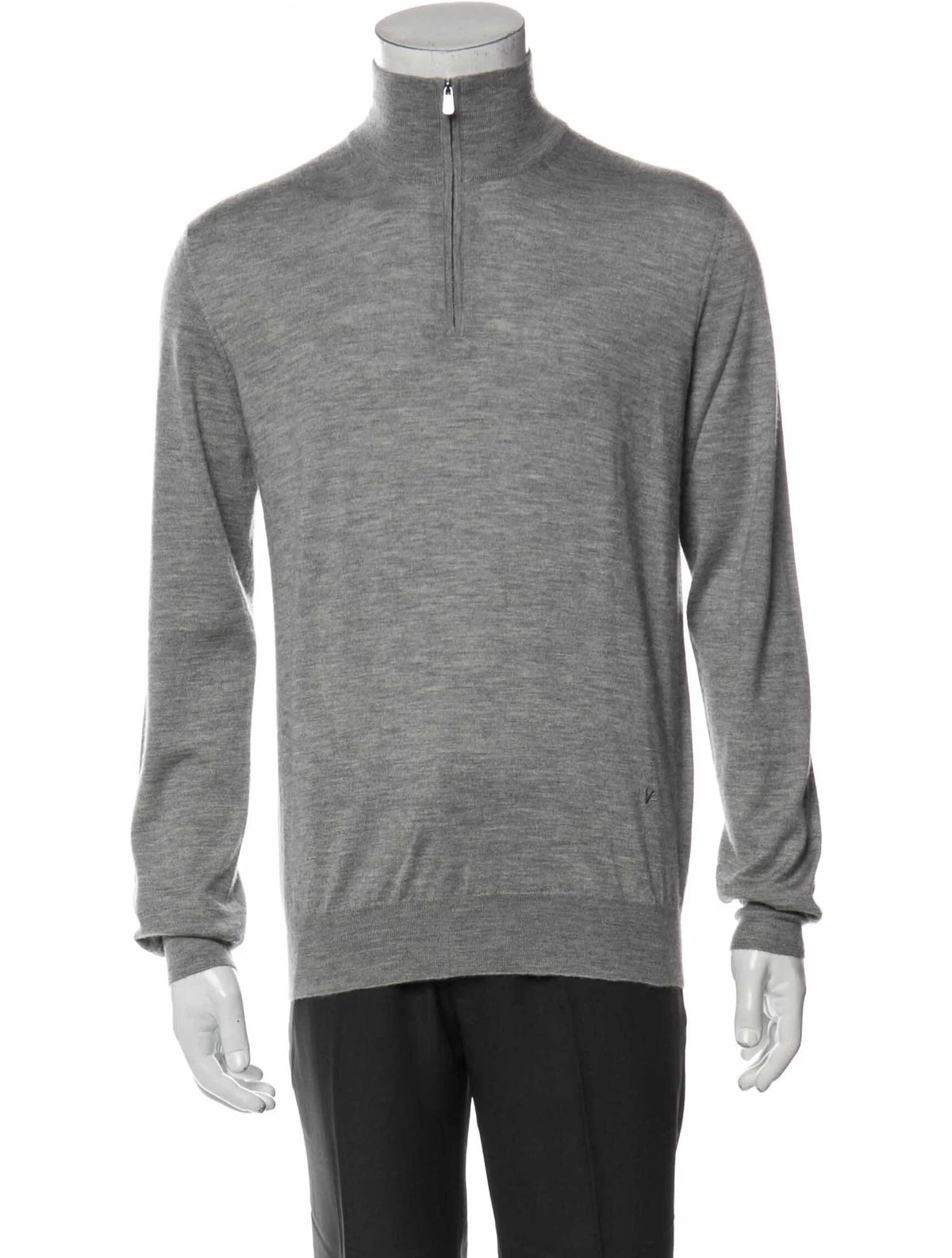 ERMENEGILDO ZEGNA COTTON CASHMNERE KNIT SWEATER JUMPER SIZE I 52 US 42 men