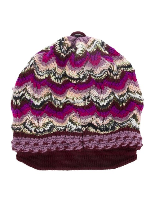 MISSONI Wool Beanie Knit Hat ladies