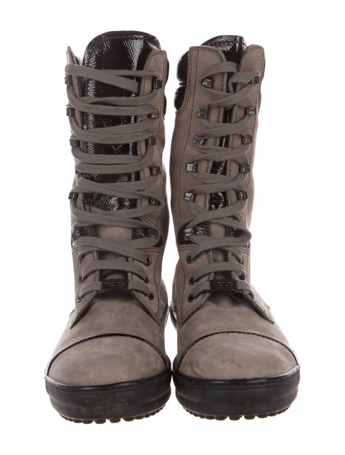 TOD'S Suede Leather Ankle Boots Booties Shoes Ladies