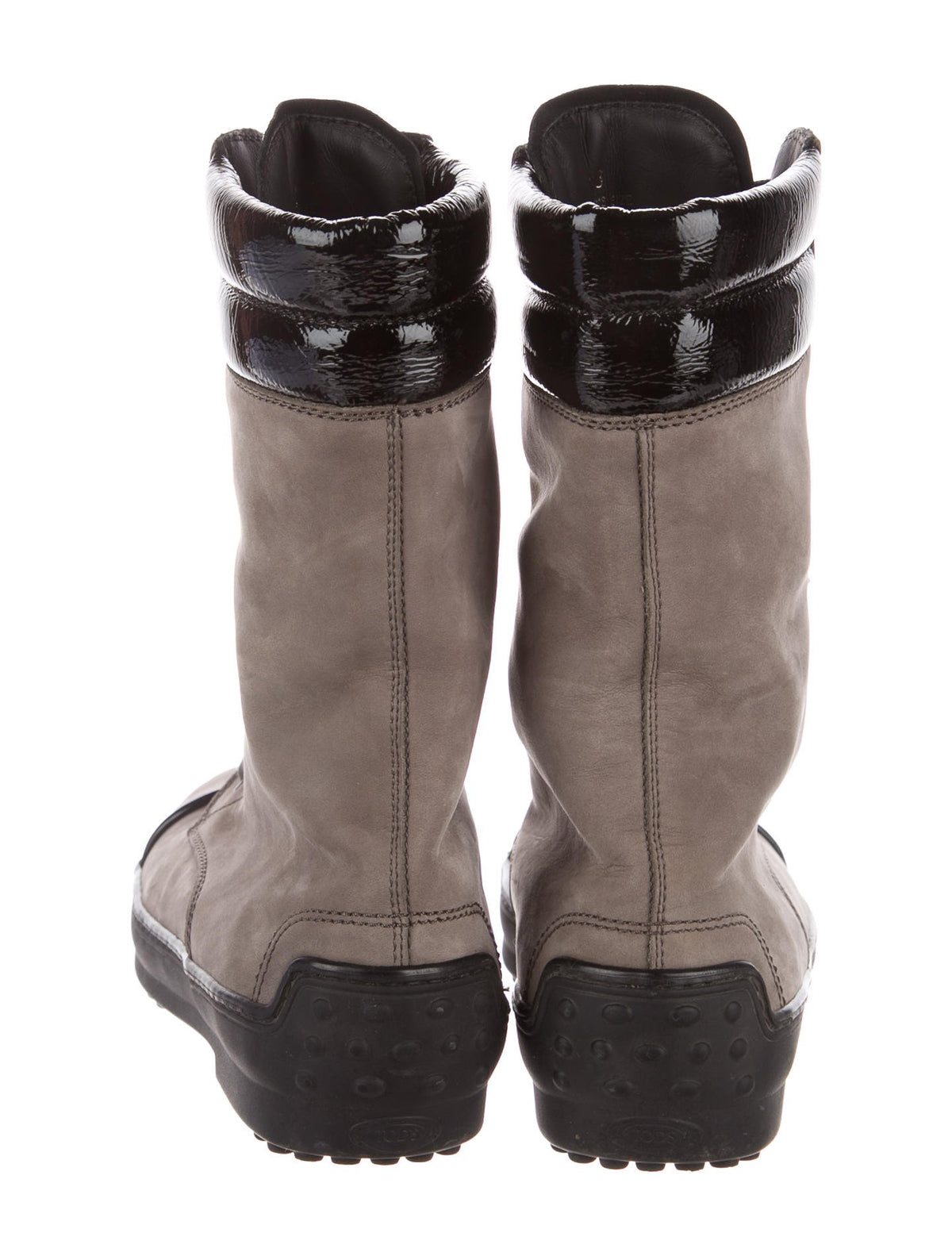 TOD'S Suede Leather Ankle Boots Booties Shoes Ladies