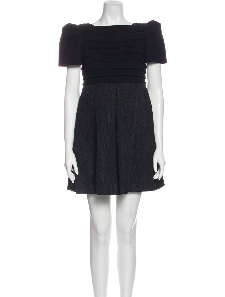 Jasmine di Milo Amazing Wool Jacquard Mini DRESS Size XS ladies
