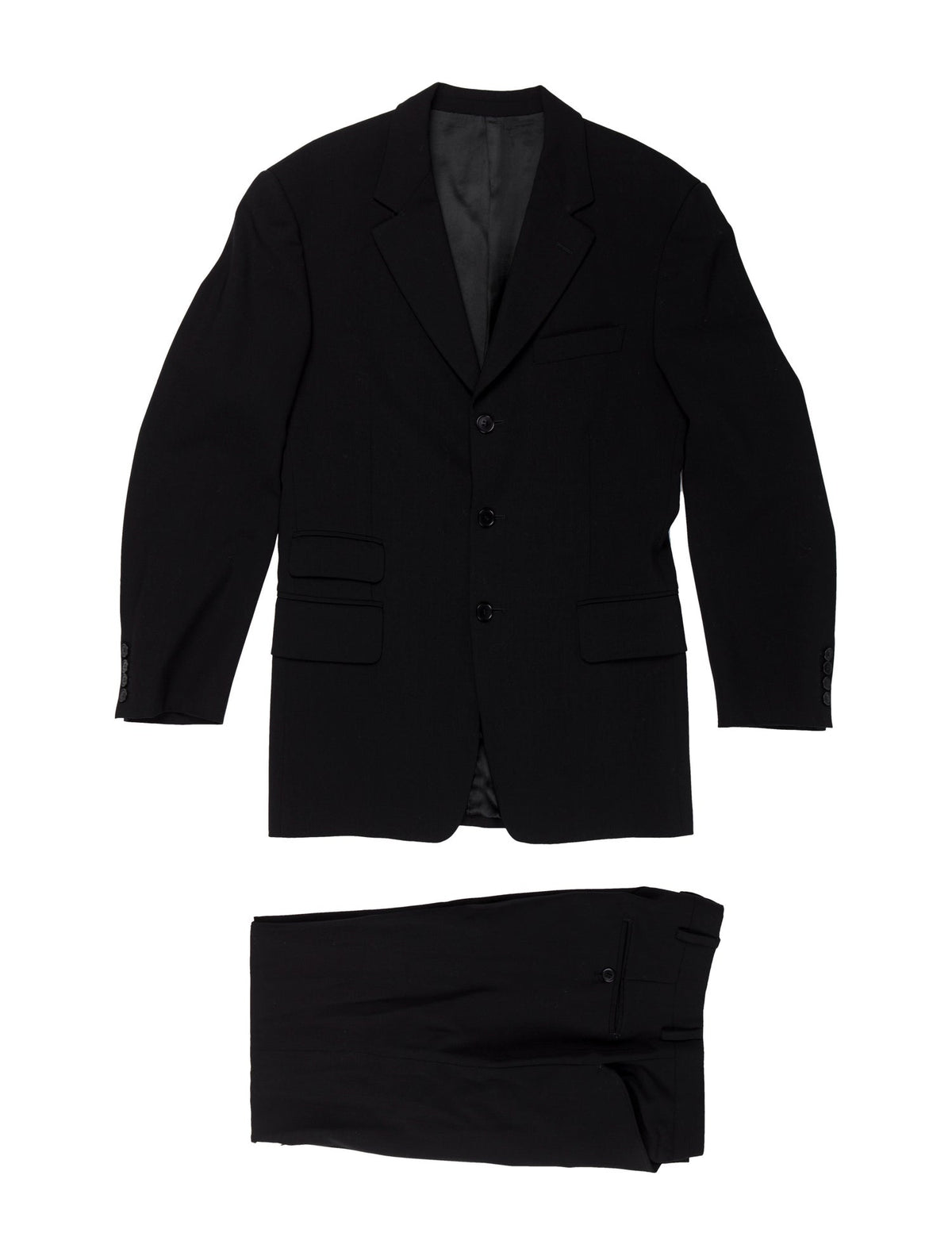 HACKETT LONDON Navy Virgin Wool Extrafine Suit 2 Pieces Men