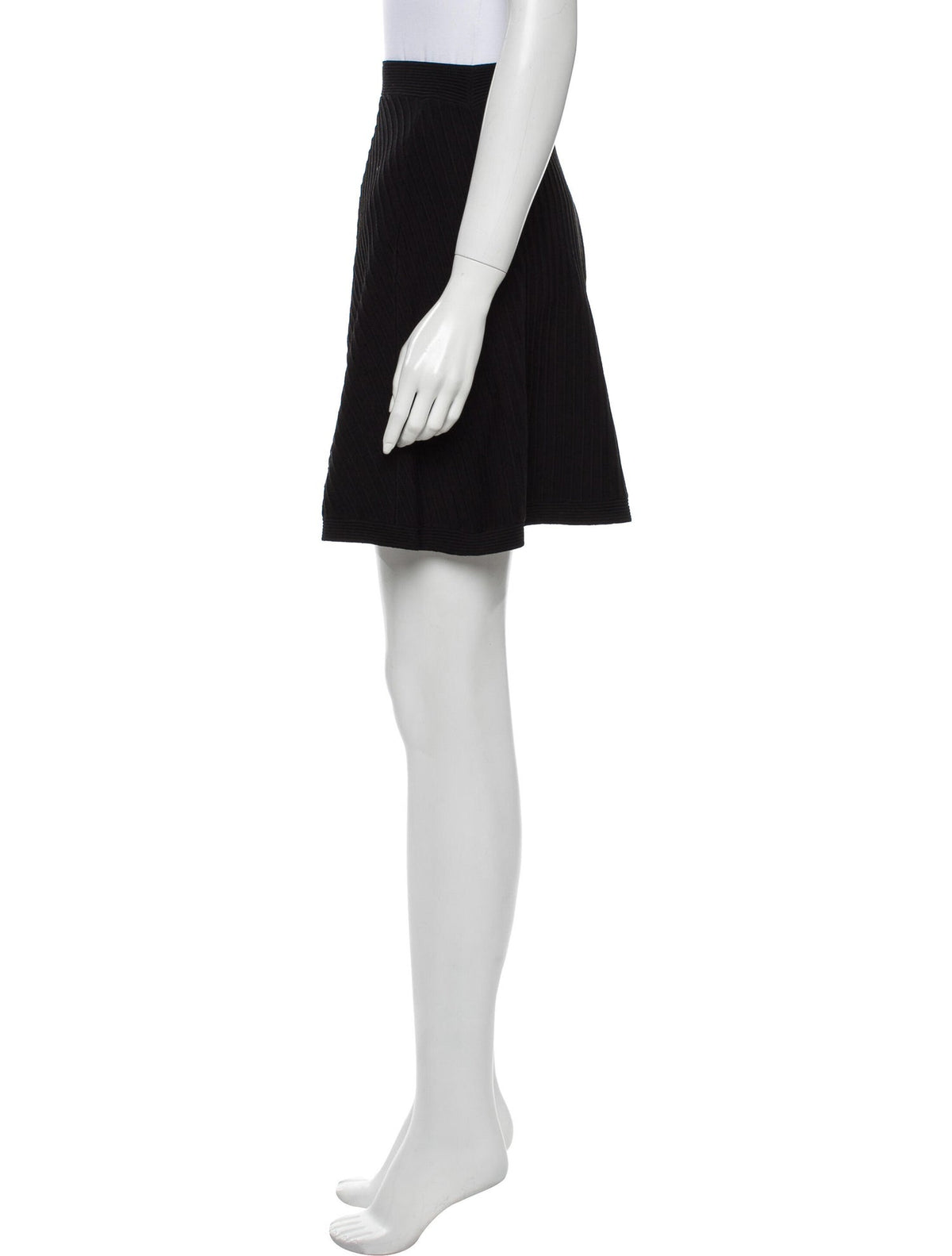 SANDRO Black Mini Skirt Size 3 L Large ladies