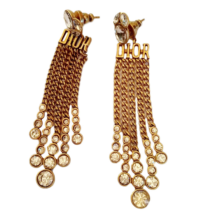 Christian Dior Dior Dio(r)evolution Chain Drop Earrings ladies