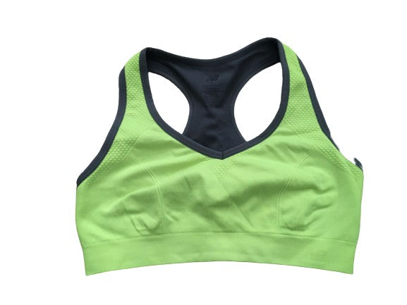 NB New Balance Bright Neon sports bra Size S Small LADIES
