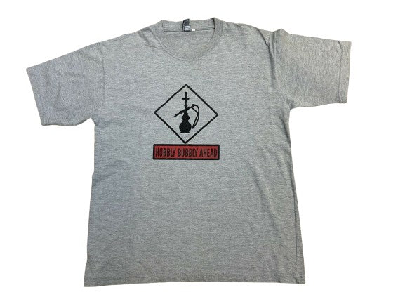 Hubbly Bubbly Grey Printed T shirt Shirt Size M medium men
