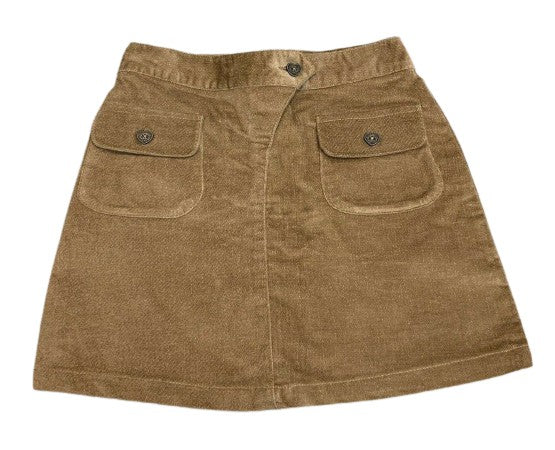 BlueKids Collection Girl’s velvet mini skirt in brown 5 Years old children