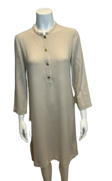 Jaleo Beige Silk Blend Midi Tunic Dress SOLD OUT Size M medium ladies