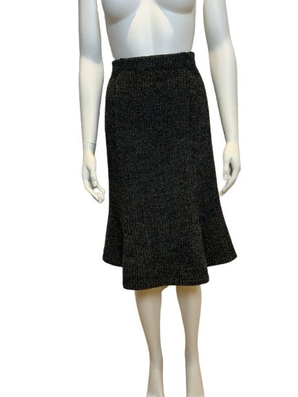 Lauren Ralph Lauren Woodland Wool Blend Midi Skirt Size M Medium ladies