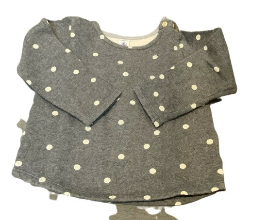 PETIT BATEAU Girl’s Top Polka Dots 6 Years old 116 cm children