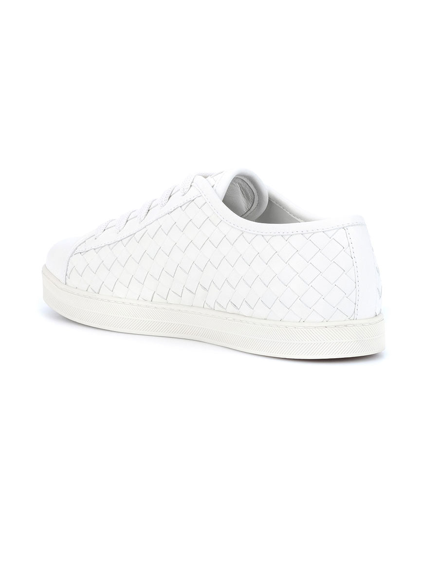 Bottega Veneta Intrecciato leather sneakers trainers Size 37 US 7 UK 4 €928 ladies