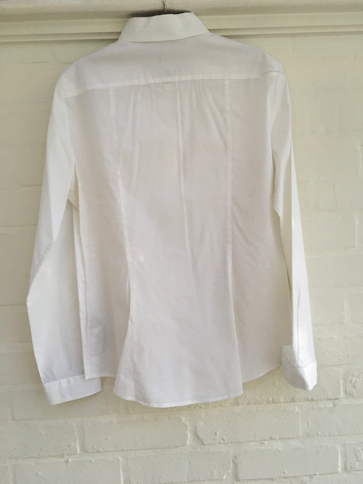 BURBERRY BRIT LONG SLEEVE BUTTON-UP WHITE SHIRT SIZE M MEDIUM Men
