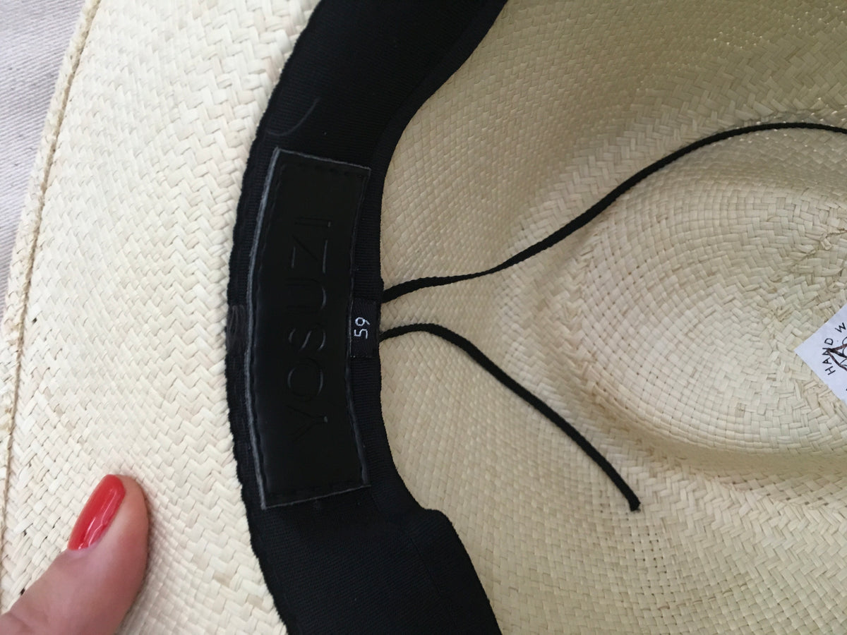 YOSUZI Rafael straw hat crafted by artisans in Ecuador from Toquilla straw Men
