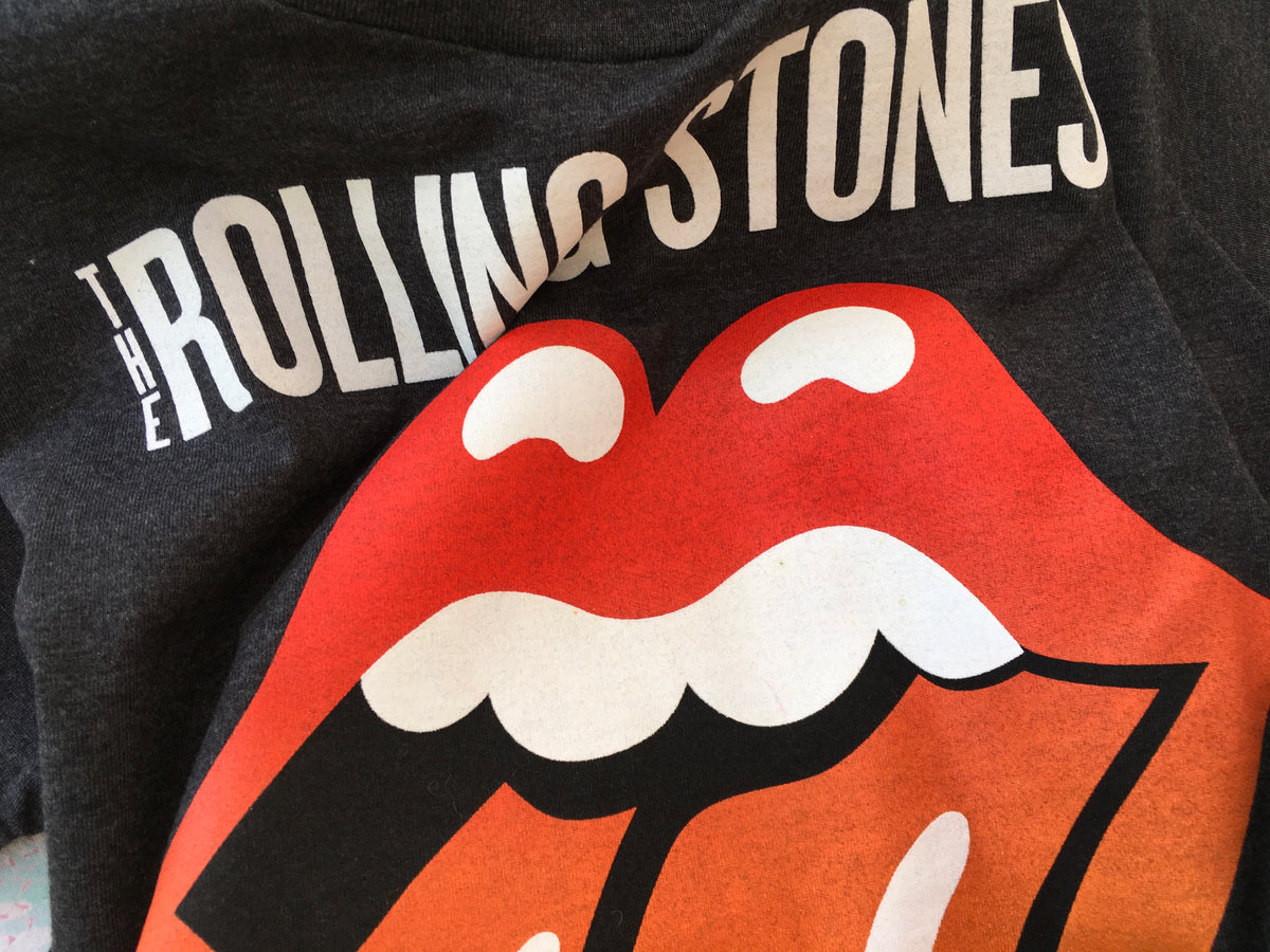 THE ROLLING STONES 14 ON FIRE 2014 AUSTRALASIAN TOUR Top T-shirt LADIES