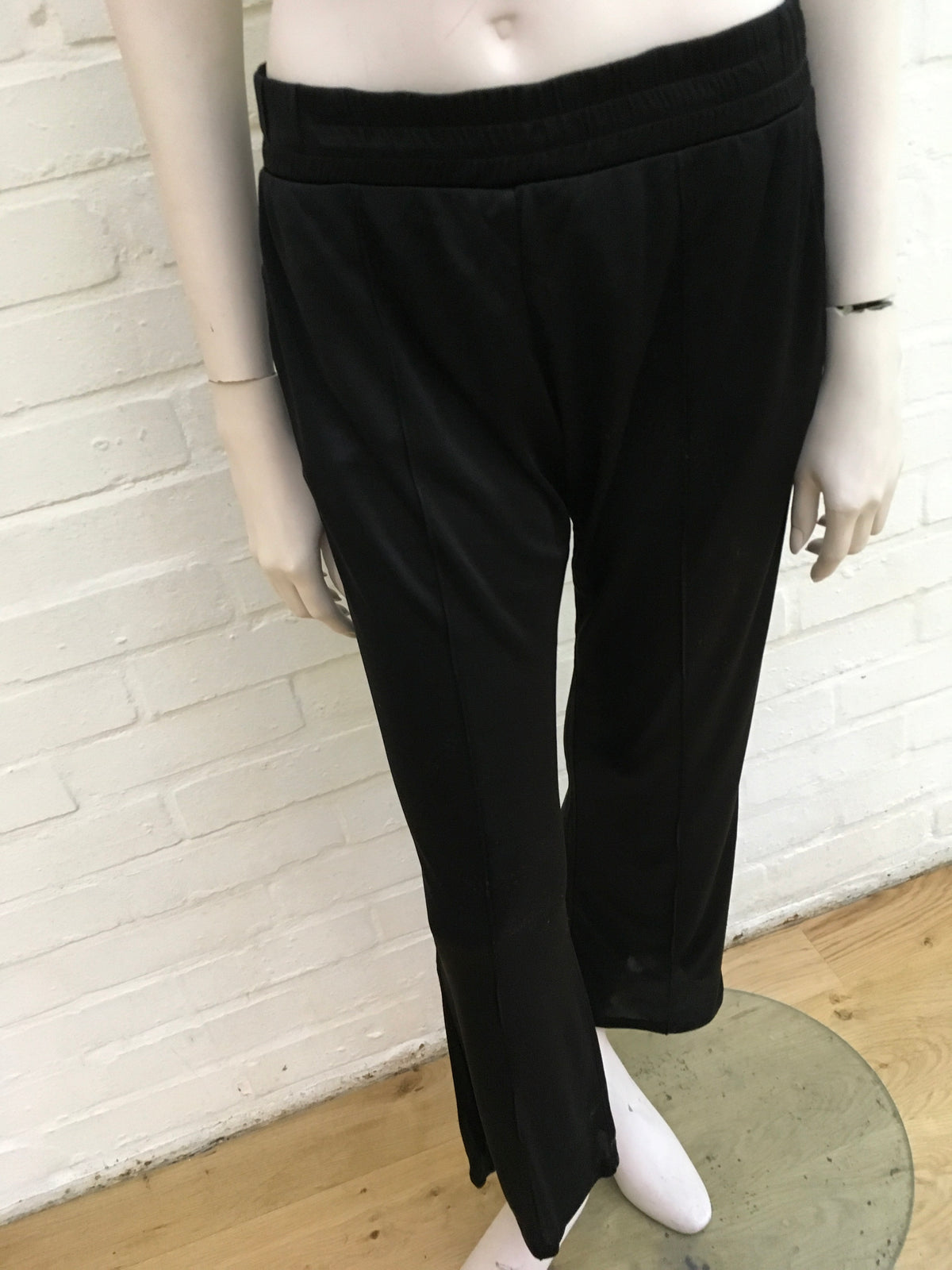 BLUMARINE Black Straight Leg Sport Pants Trousers Ladies