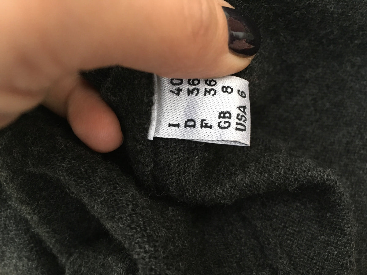 Moschino Wool Knit Cropped Cardigan Bow Detail LADIES