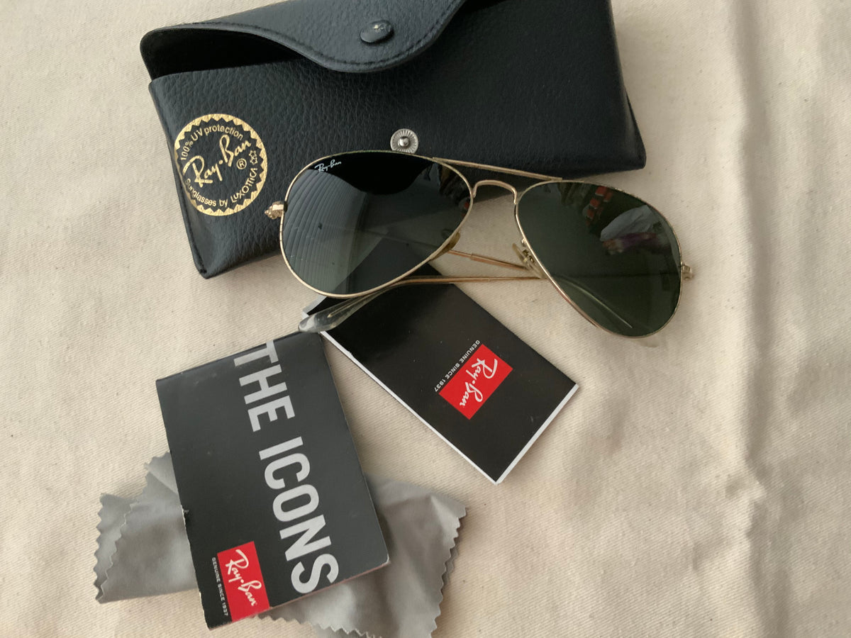 Ray- Ban Tinted Aviator Sunglasses ladies