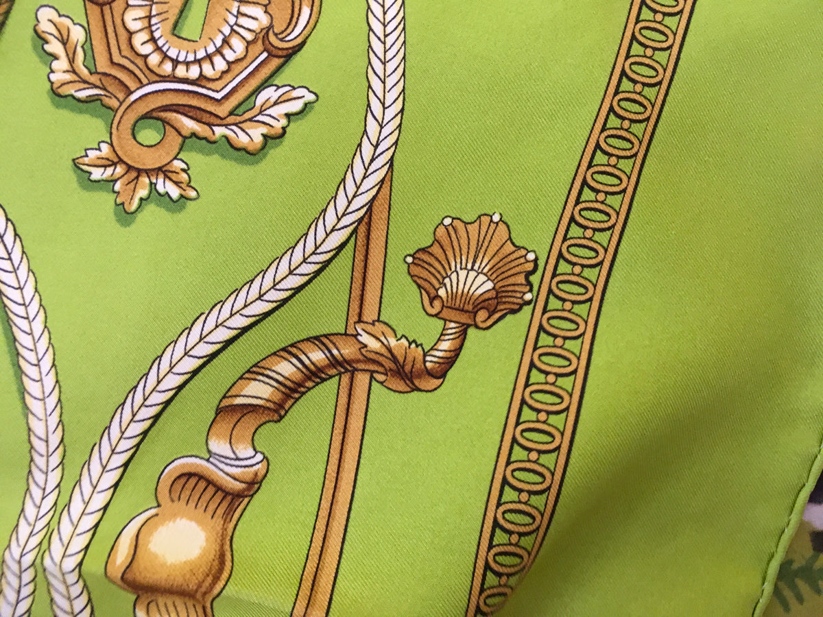 Hermès HERMES SCARF Sésame Design Philippe Ledoux in 1969 Vintage Ladies