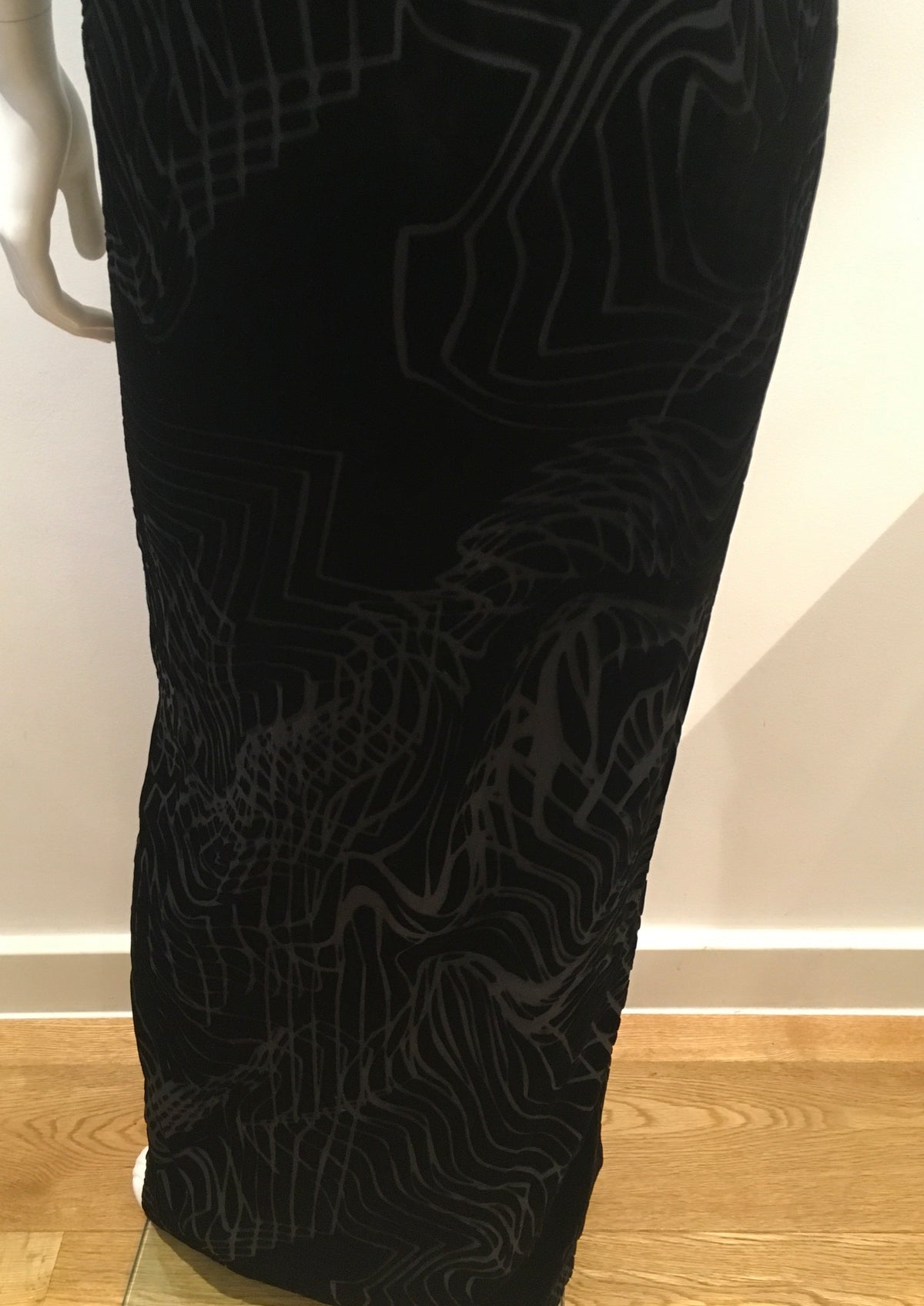 Tufi Duek one shoulder evening dress Size F 36 UK 8 US 4 S Small ladies