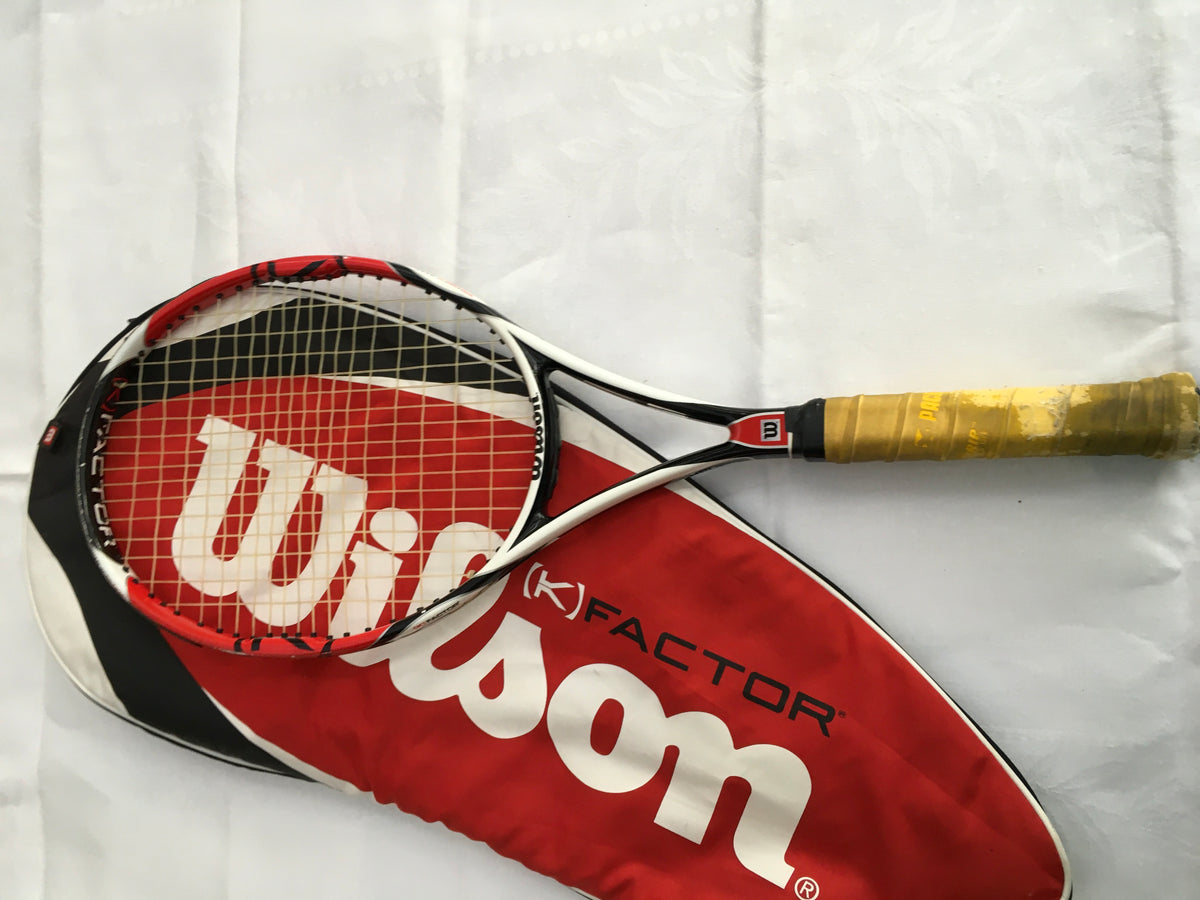 Wilson S W/O Pro Staff 97 S Tennis Racquet Red/Metallic Black