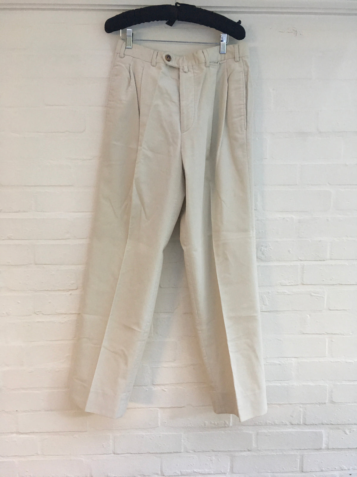LORO PIANA Flat Front Corduroy Pants Trousers Size I 50 US 34 Men