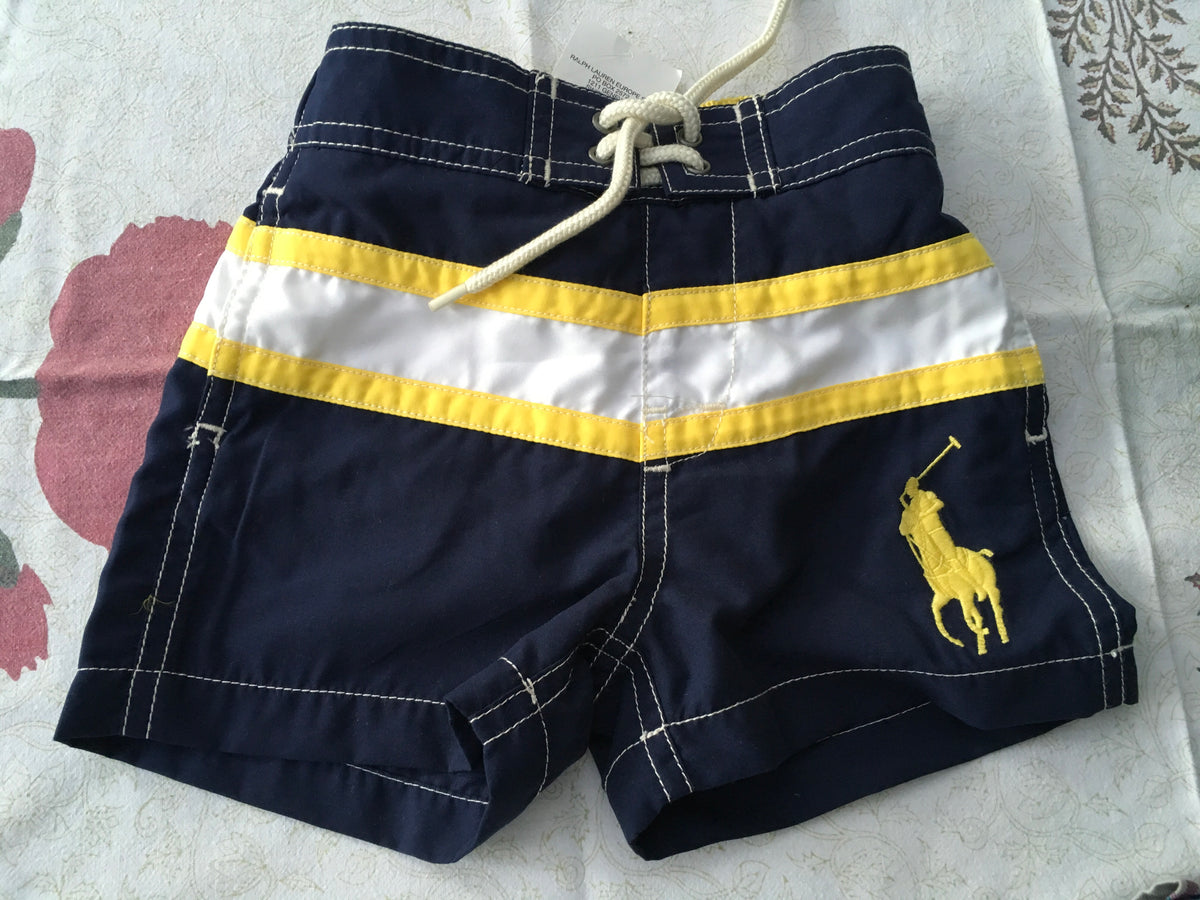 Ralph Lauren Polo Boys' Swim Shorts Truck Swimwear 9 month Children